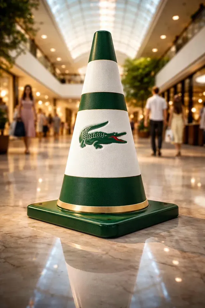 Fashion concept cone in luxury mall