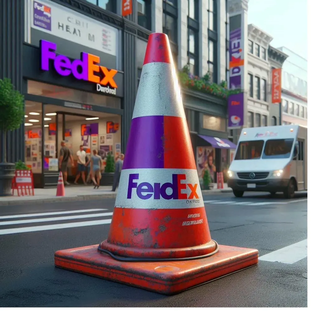 Logistics concept cone
