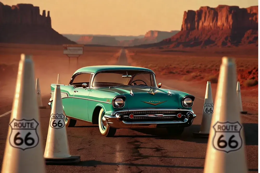 Route 66 cone